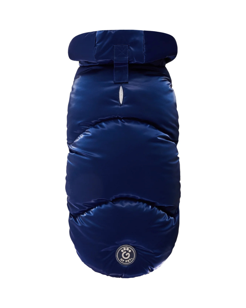 Lunar Glow Dog Parka in Blue