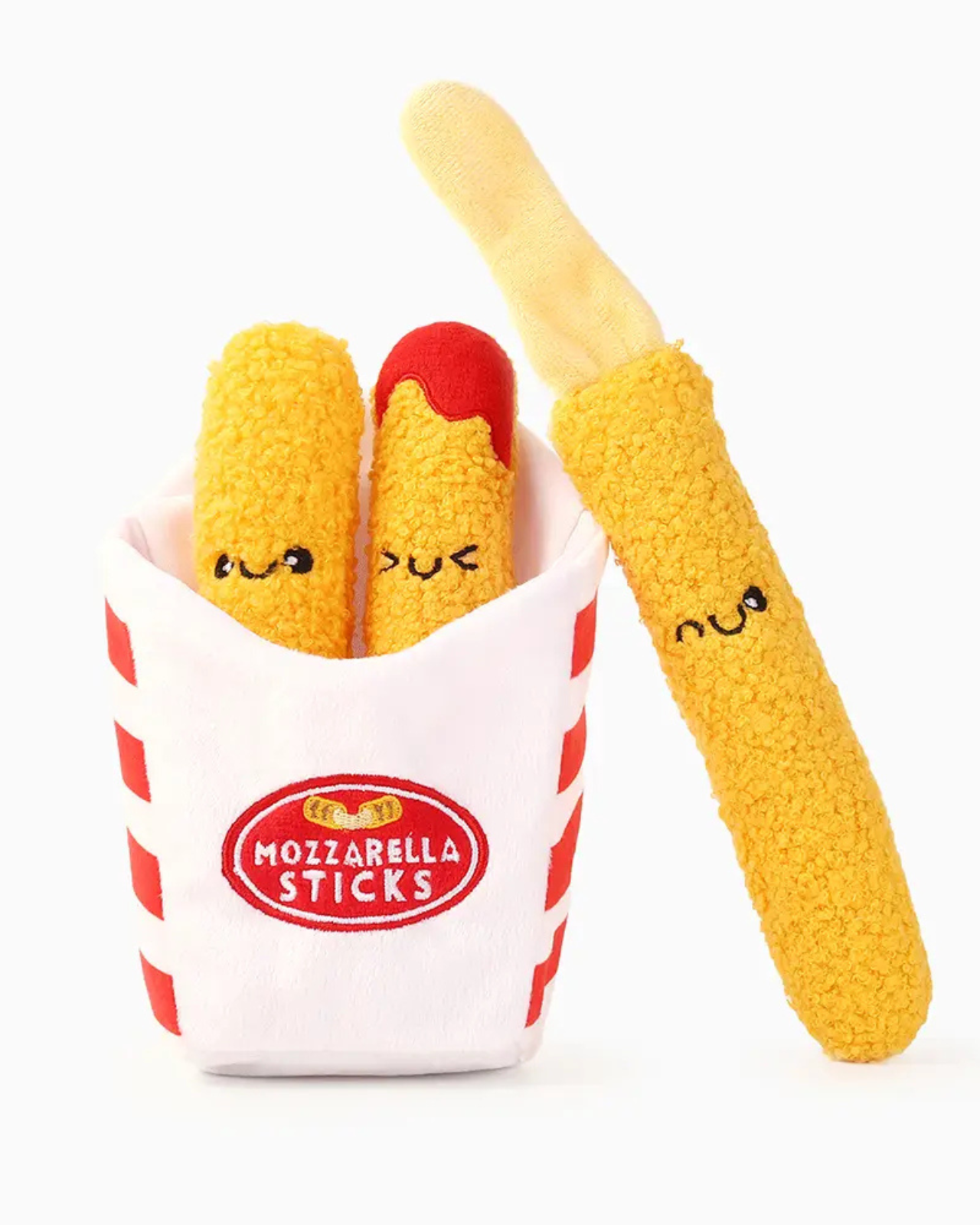 Mozzarella Sticks Crinkle Interactive Dog Toy