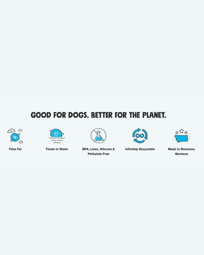 Zisc® High Flying Disc Dog Toy (Made in the USA)