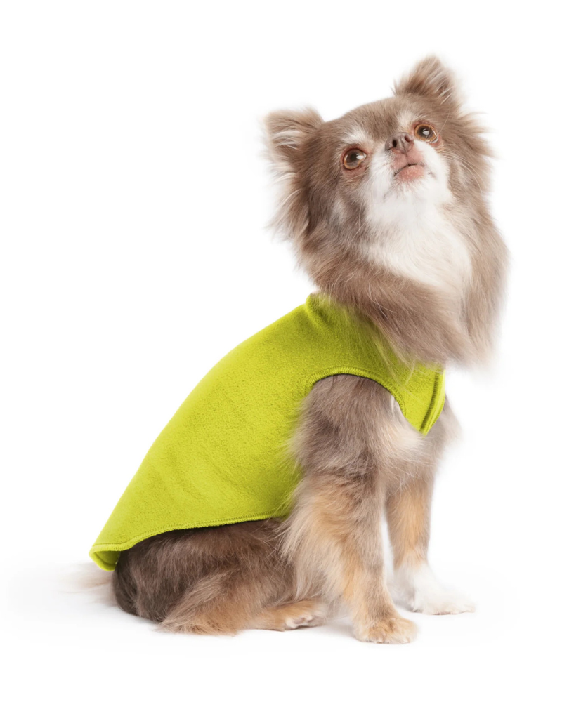 Pullover Stretch Dog Fleece in Avocado