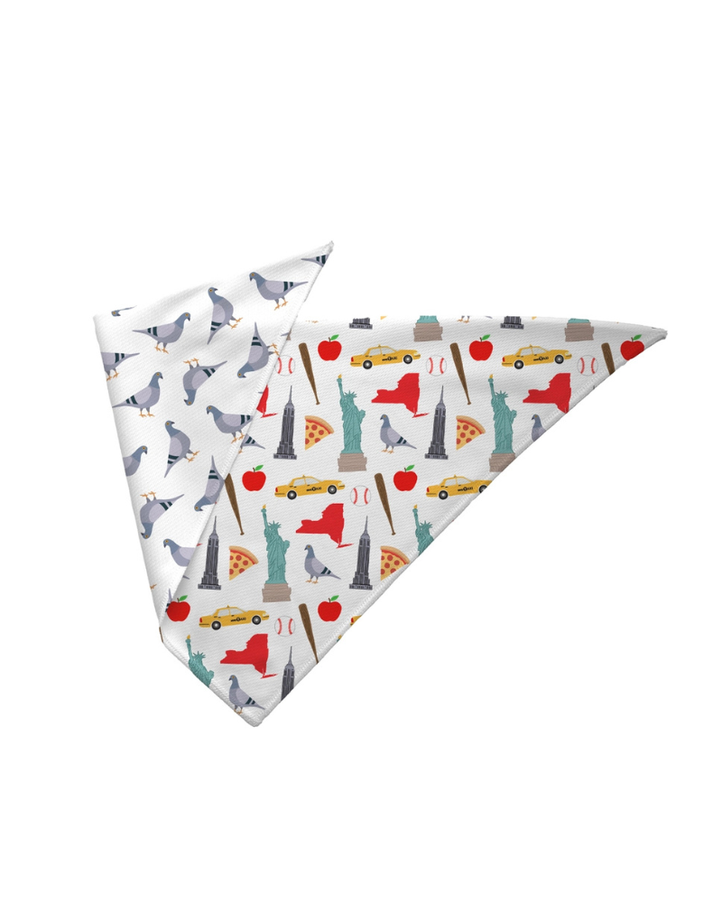 Reversible New York City Dog Bandana (Made in the USA)