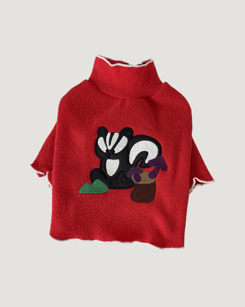 Skunk & Mushroom Dog Shirt