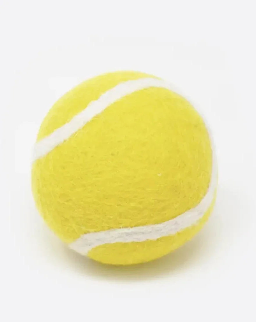 Wool Tennis Ball Dog Toy