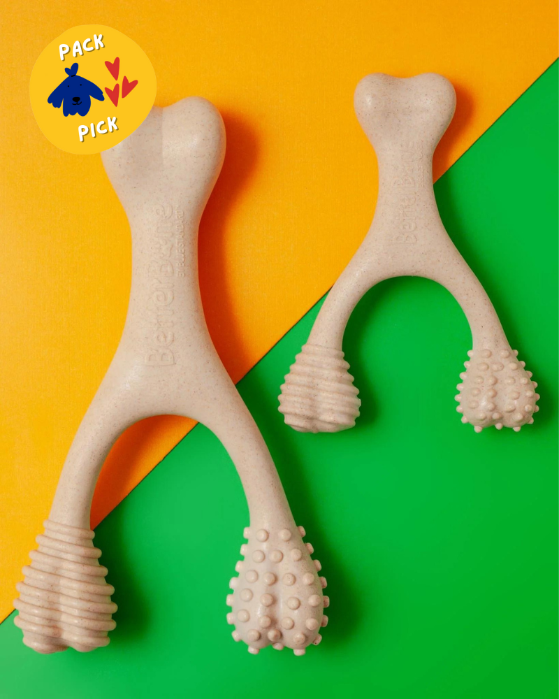 TOUGH All Natural Eco-Friendly Dog Chew Toy (Beef Flavor - Hard)