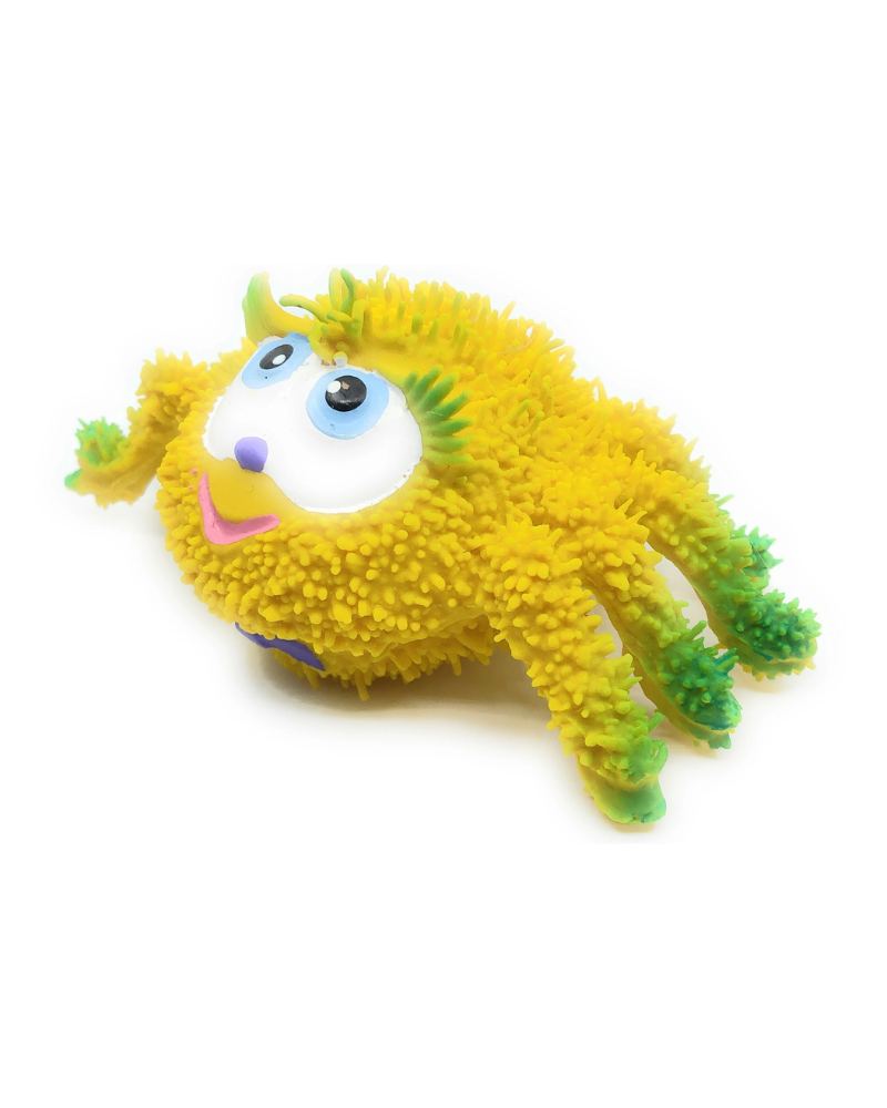 Sensory Spider Rubber Squeaky Dog Toy