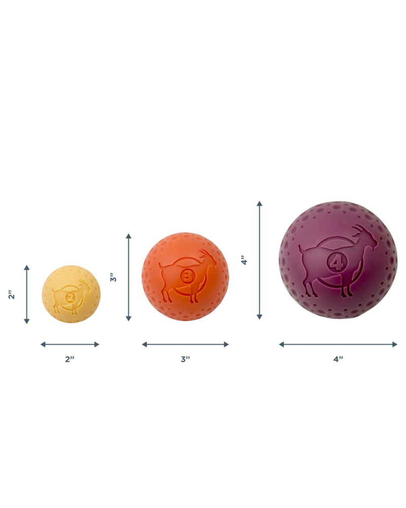 Rubber Floating Dog Ball Toy