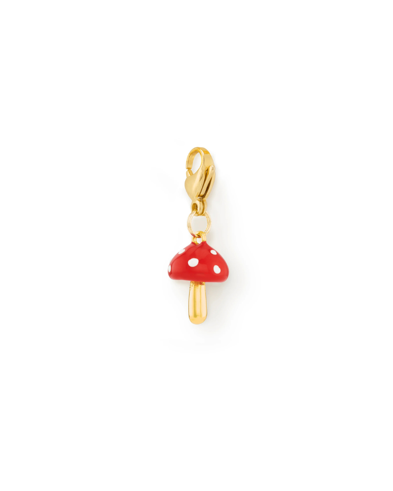 Toadstool Dog Collar Charm