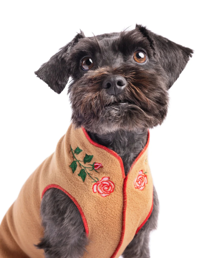Limited Edition Embroidered Stretch Dog Fleece (Made in the USA)