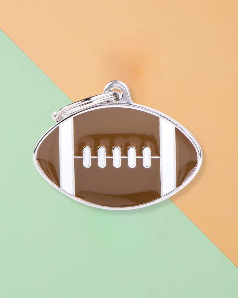 Football Custom Pet ID Tag