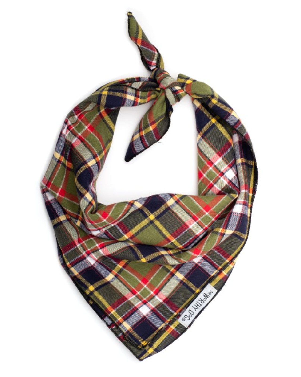 Olive & Oak Tartan Dog Bandana
