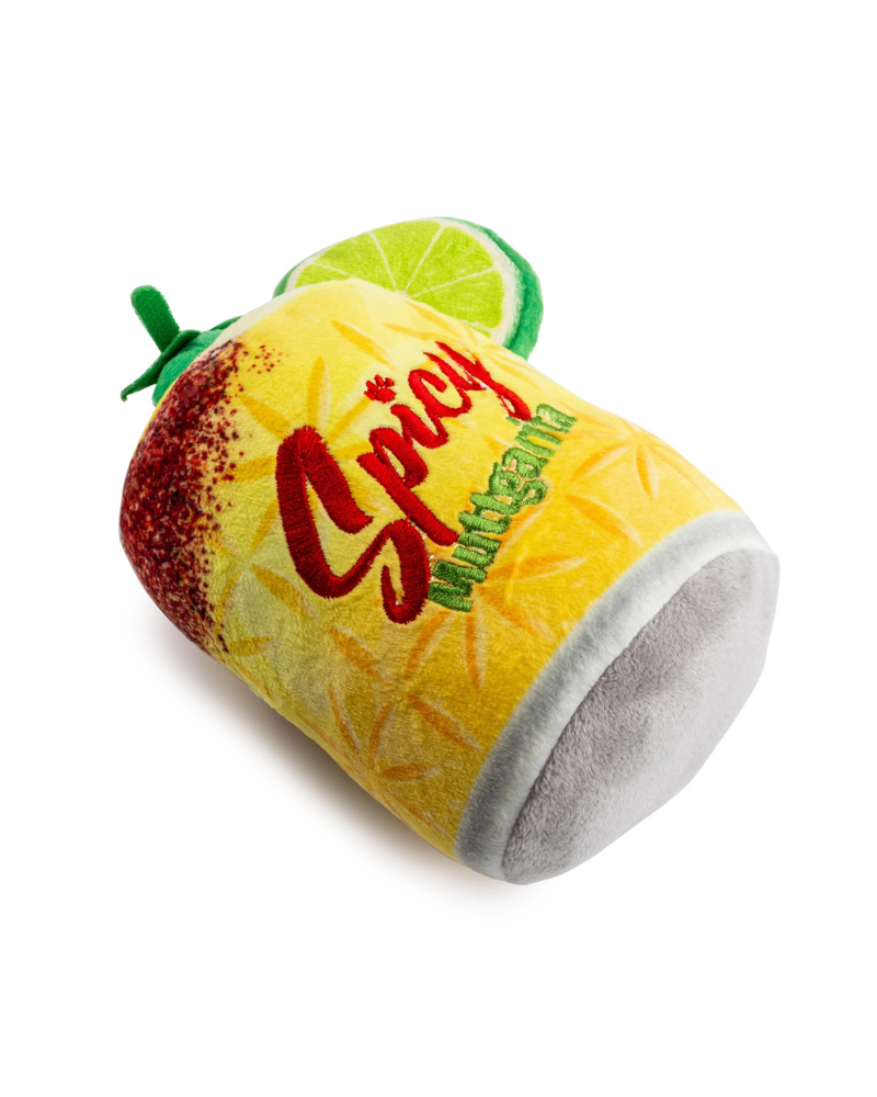 Spicy Muttgarita Squeaky Plush Dog Toy