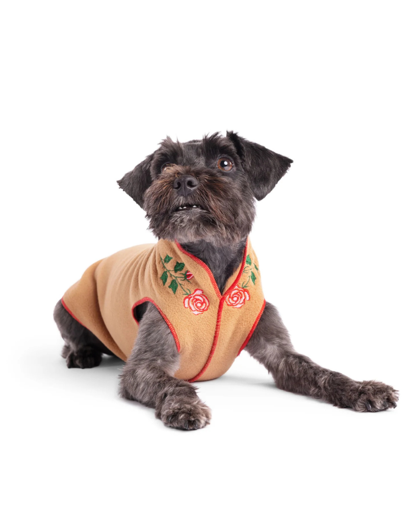 Limited Edition Embroidered Stretch Dog Fleece (Made in the USA)