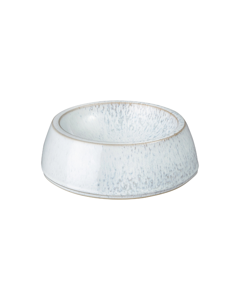 Ceramic Pet Bowl in Kiln White (Made in England)