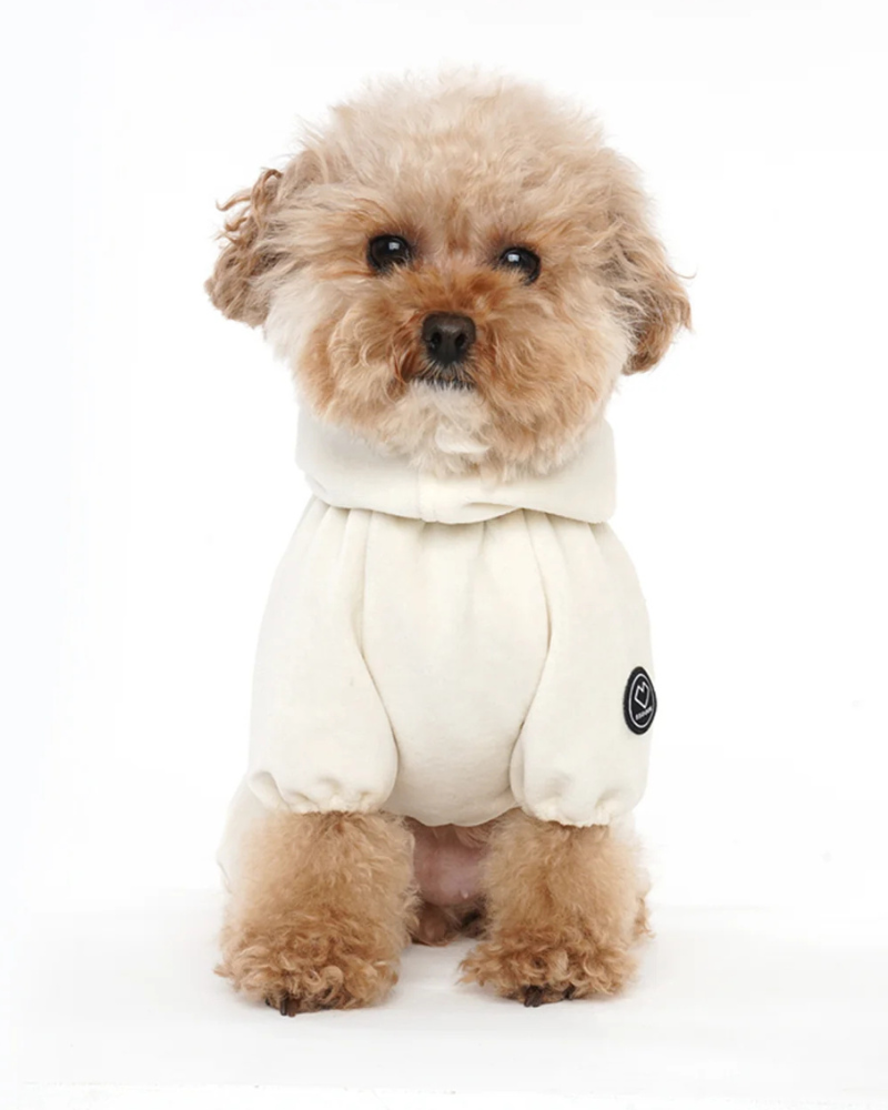 Velour Coverall Onesie for Dogs - French Bulldog Fit (in Purple, Ivory, or Black)