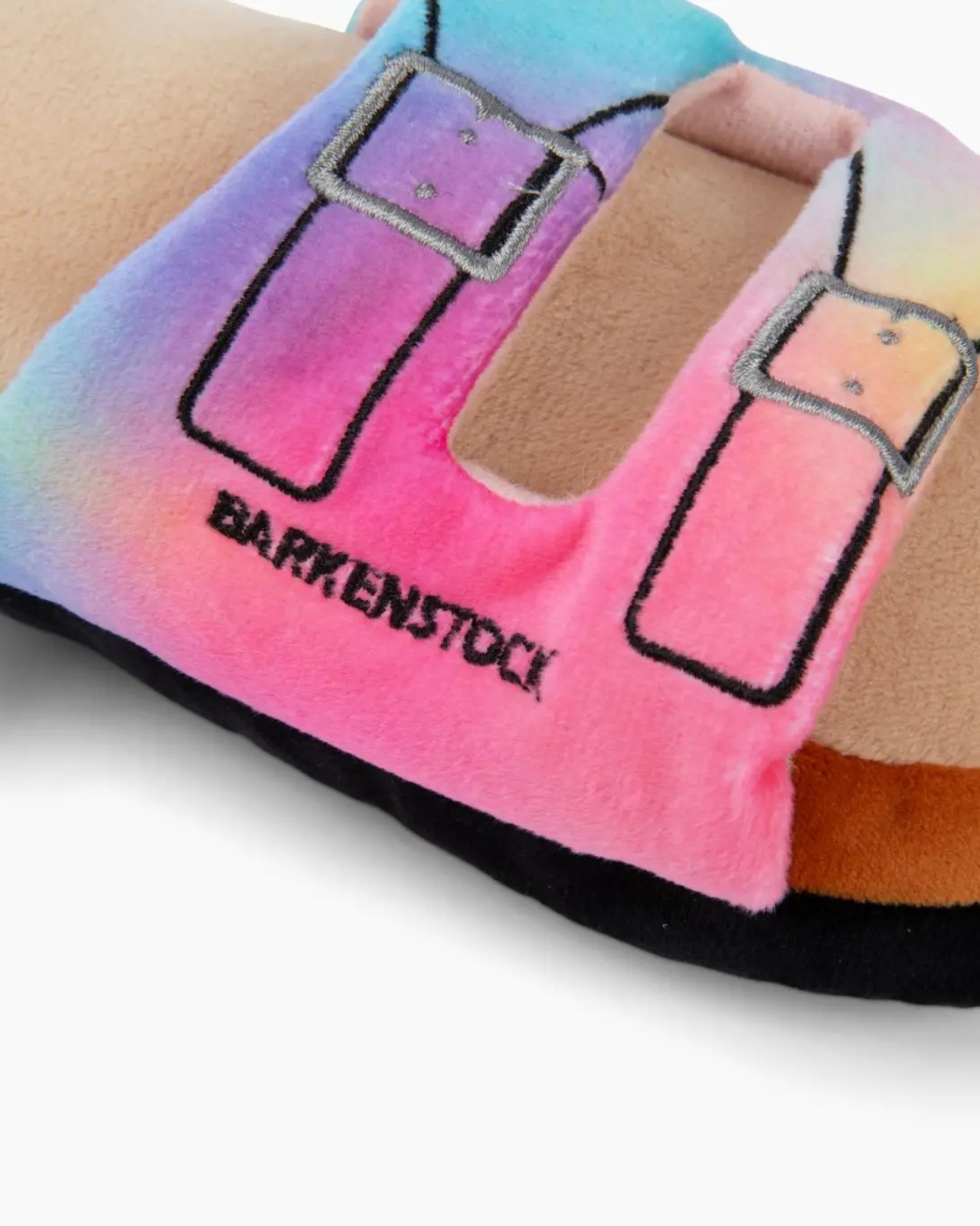 Barkenstock Rainbow Sandal Squeaky Dog Toy