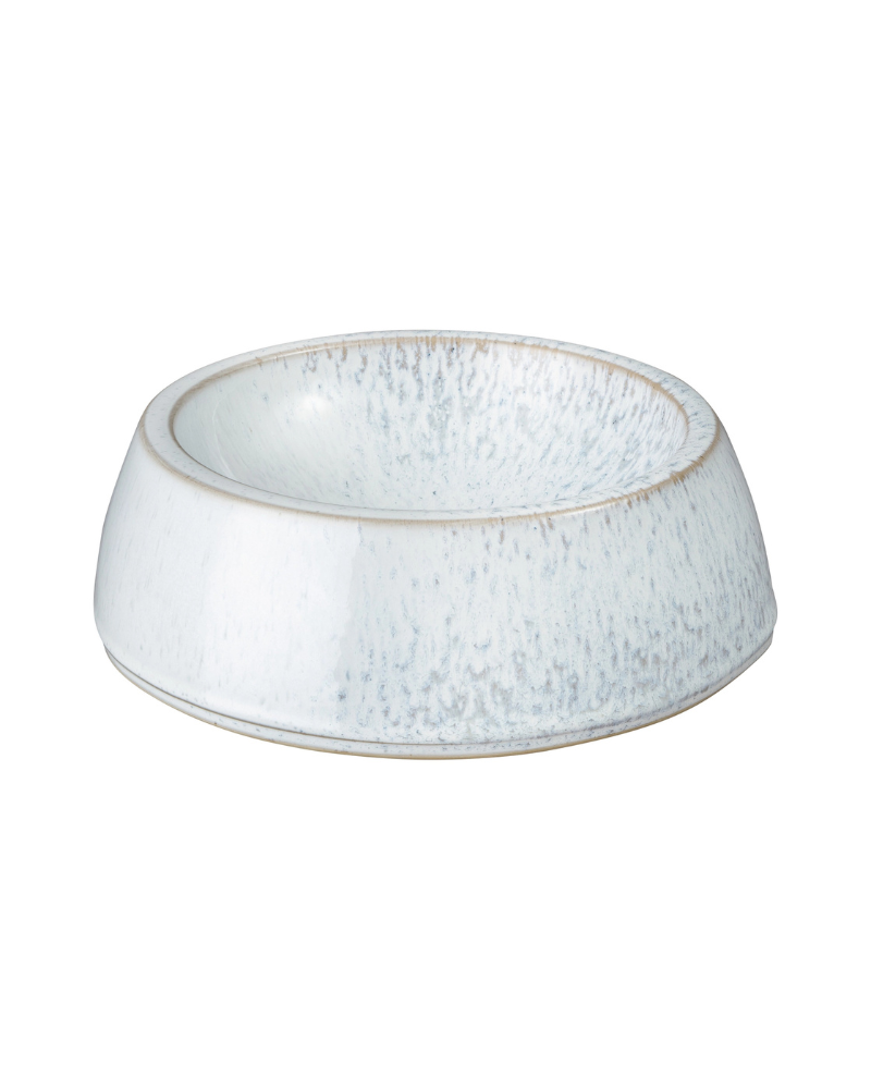 Ceramic Pet Bowl in Kiln White (Made in England)