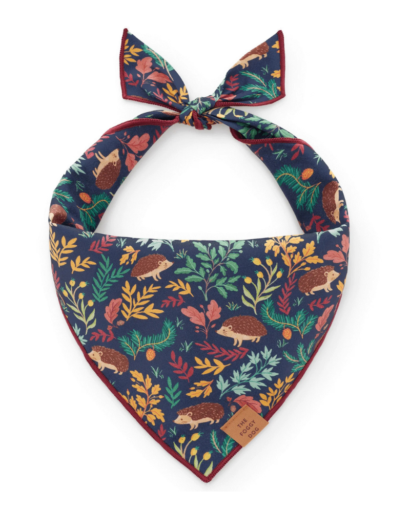 Hedgehog Hollow Cotton Dog Bandana (Made in the USA)