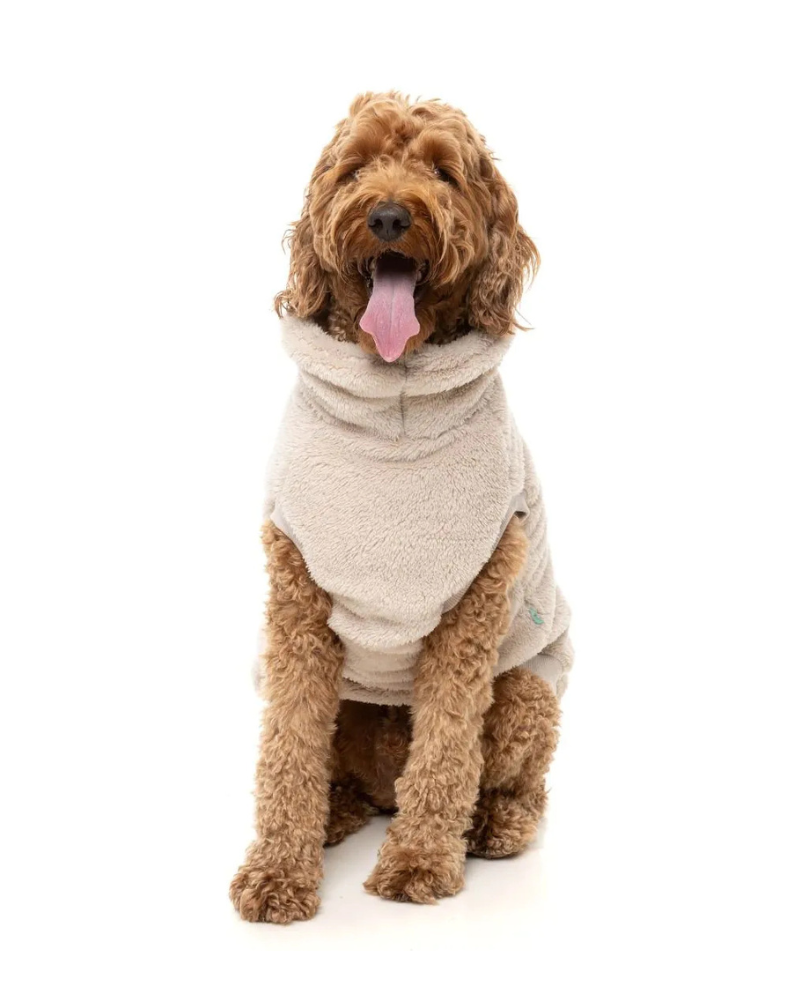 Turtle Teddy Dog Fleece in Beige