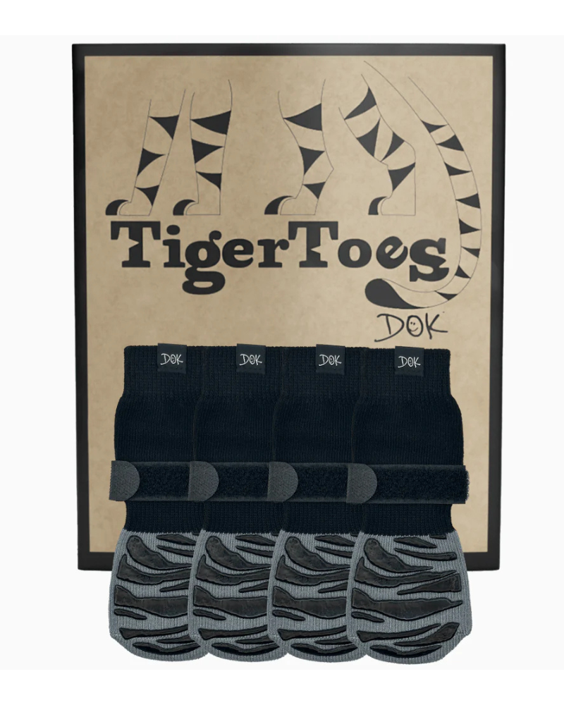 TigerToes Non-Slip Dog Socks