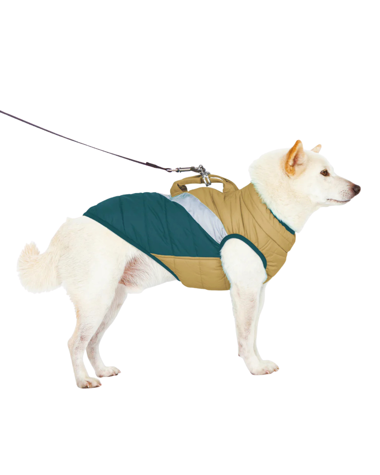 Mountaineer Waterproof Dog Harness Jacket in Sand