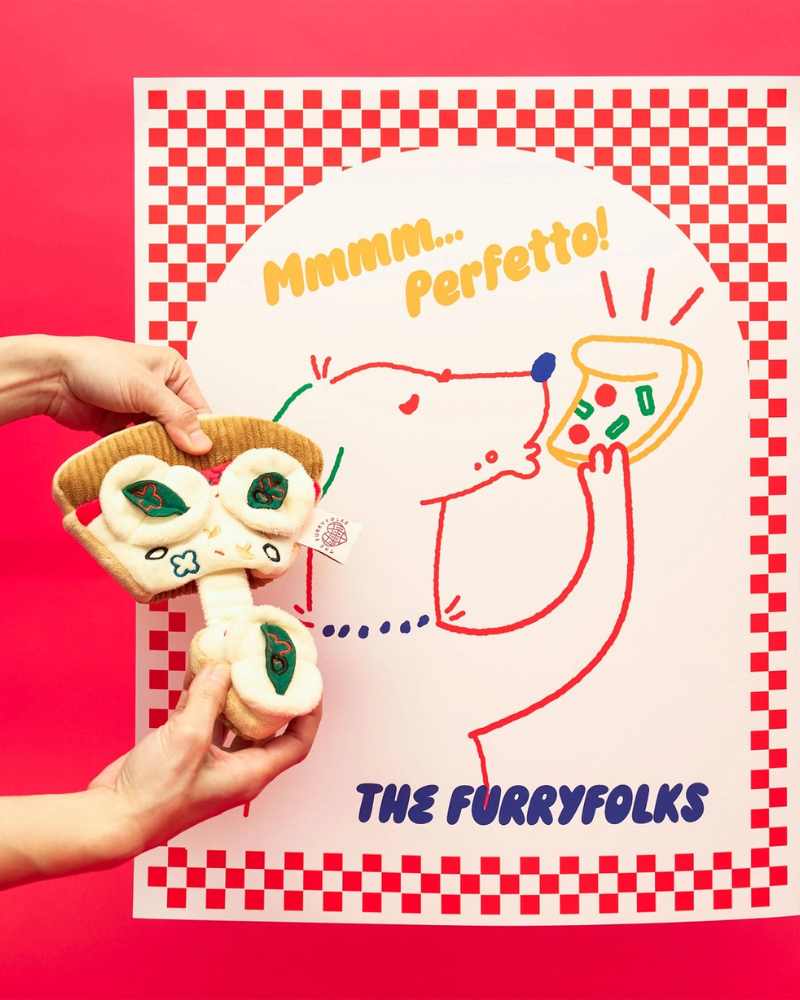 Pizza Nosework Toy for Dogs