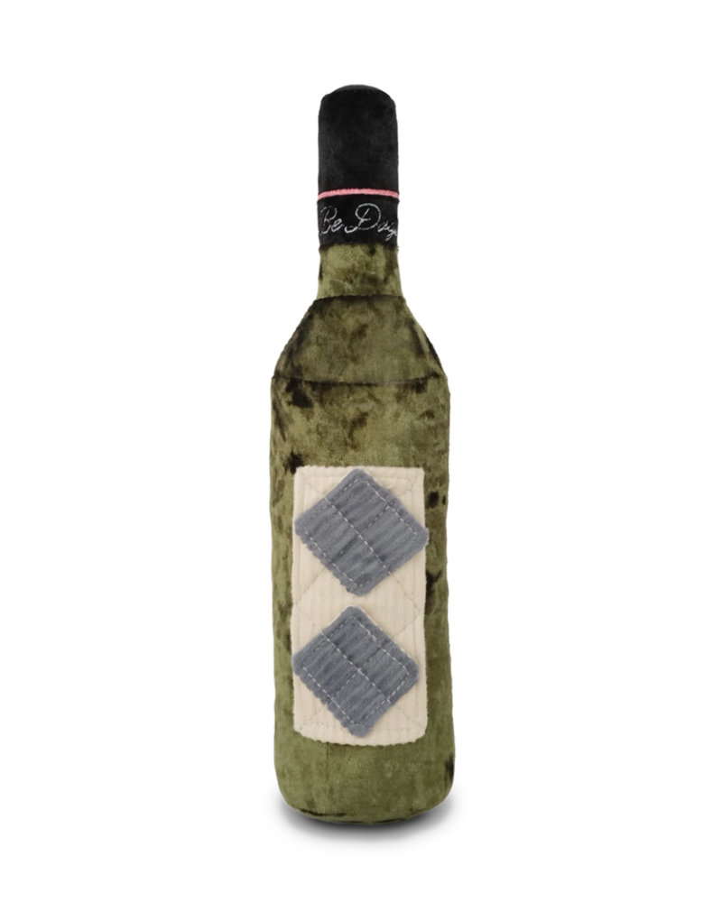 Merlot Squeaky Plush Dog Enrichment Toy