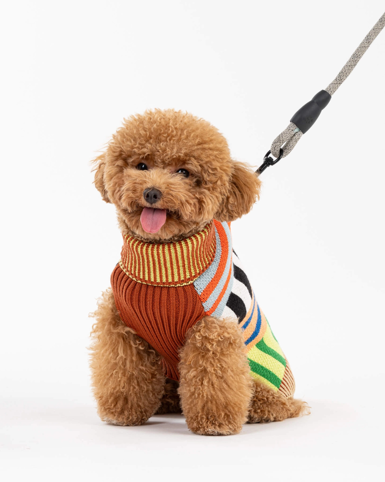 Patchwork Stripe Dog Sweater