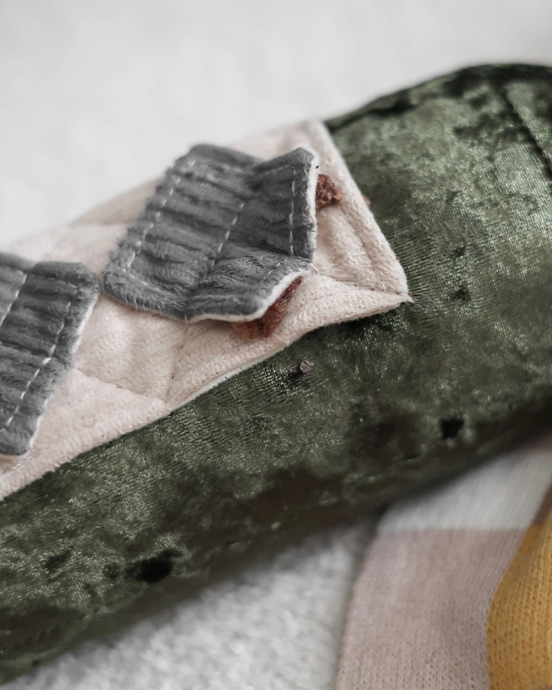 Merlot Squeaky Plush Dog Enrichment Toy