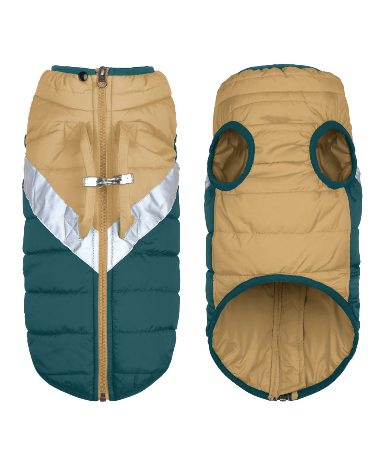 Mountaineer Waterproof Dog Harness Jacket in Sand