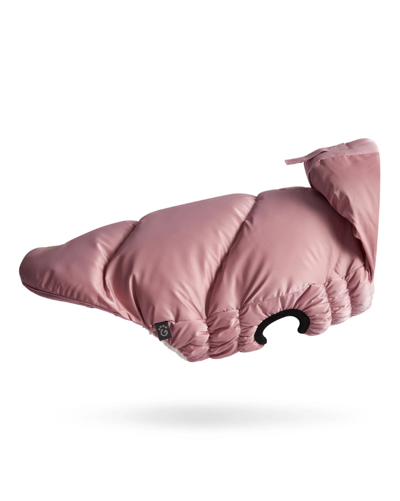 Lunar Glow Dog Parka in Pink