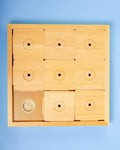 Large Square Sudoku Dog Treat Puzzle Game in Wood (9 Squares)