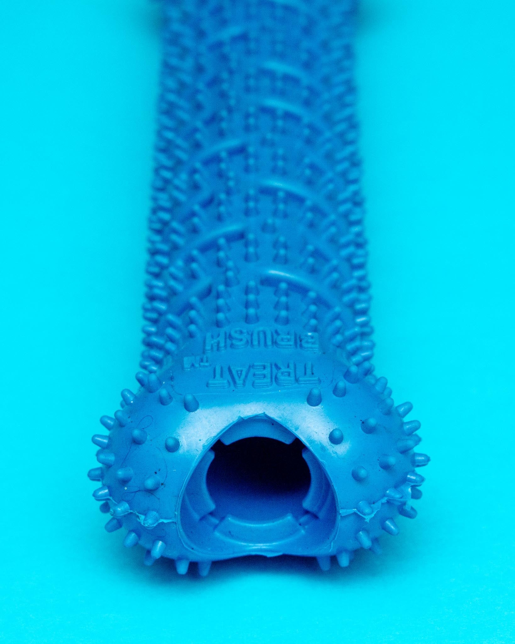 Natural Rubber Bone Treatbrush for Dogs