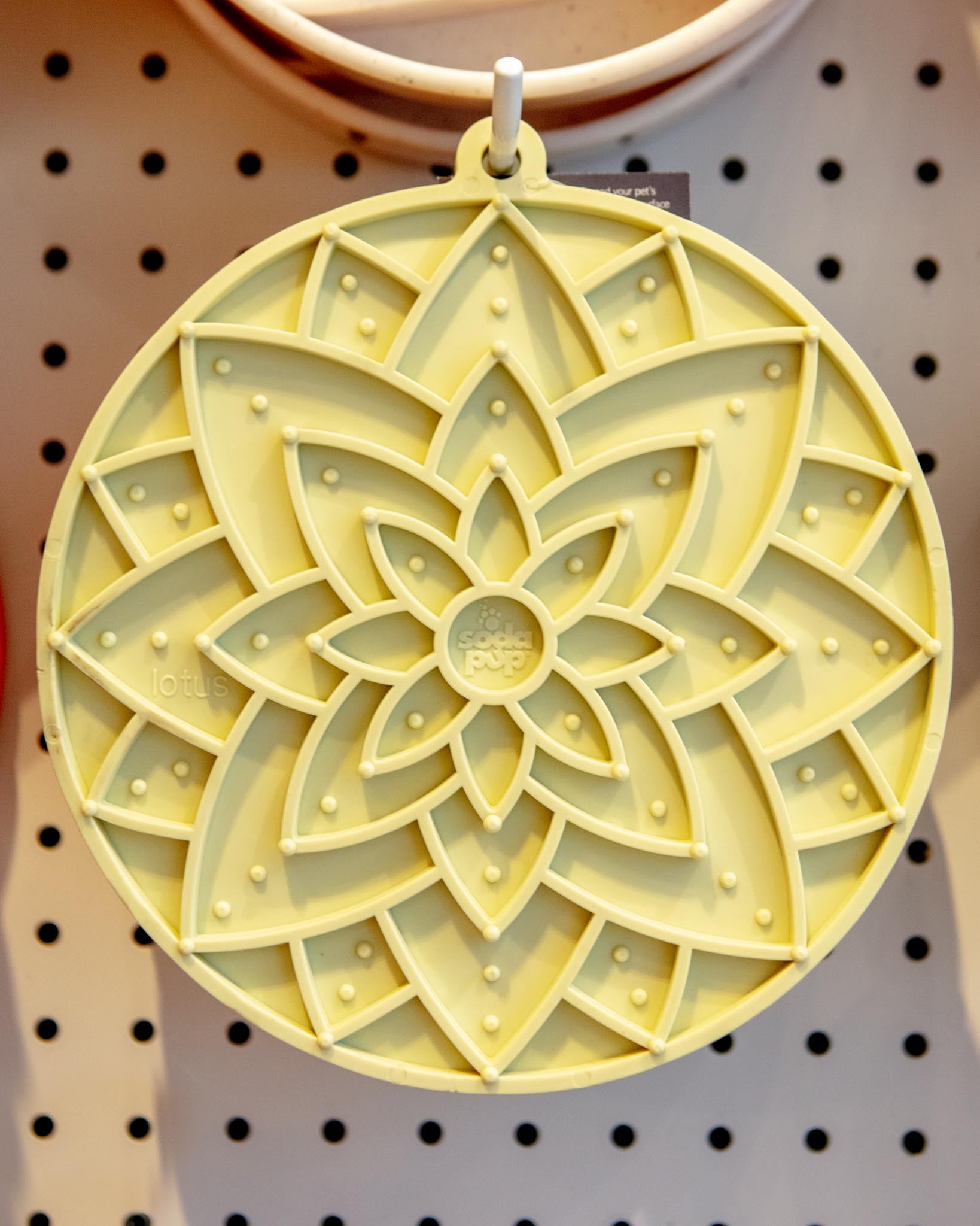 Lotus Enrichment Lick Mat in Blush or Sage (Made in the USA)