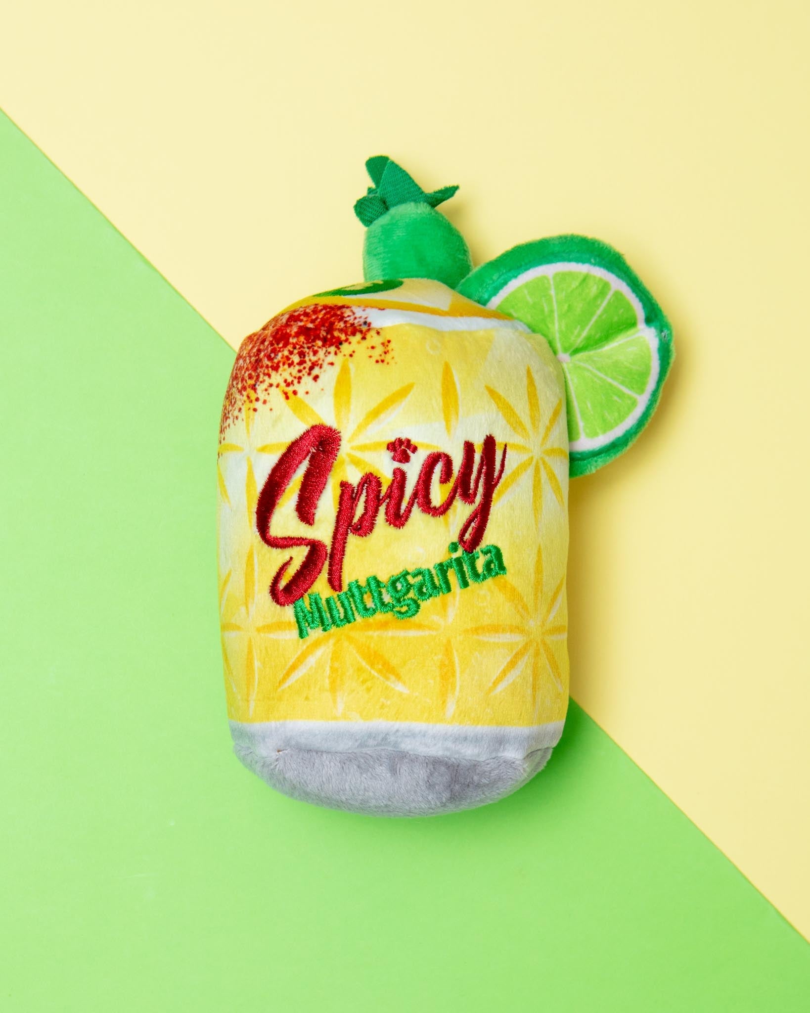 Spicy Muttgarita Squeaky Plush Dog Toy