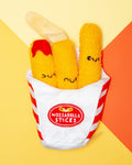 Mozzarella Sticks Crinkle Interactive Dog Toy