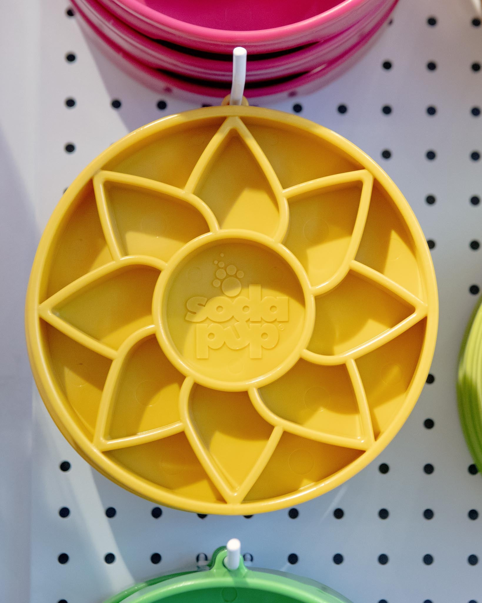 Sunflower Shallow Slow Feeder Tray for Dogs (Made in the USA)