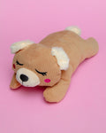 Snooziez Bear Plush Dog Toys with Silent Shhhqueaker