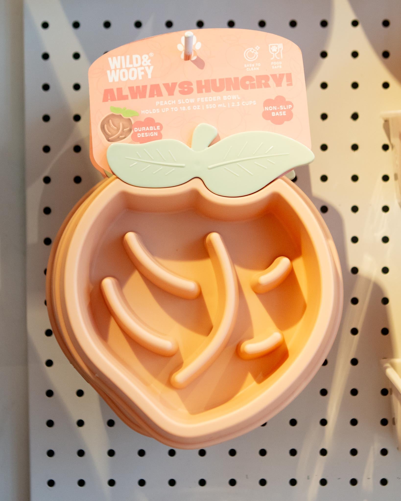 Peach Slow Feeder for Dogs