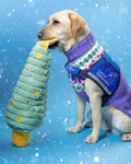 Twinkly Christmas Tree Squeaky Plush Dog Toy (26")