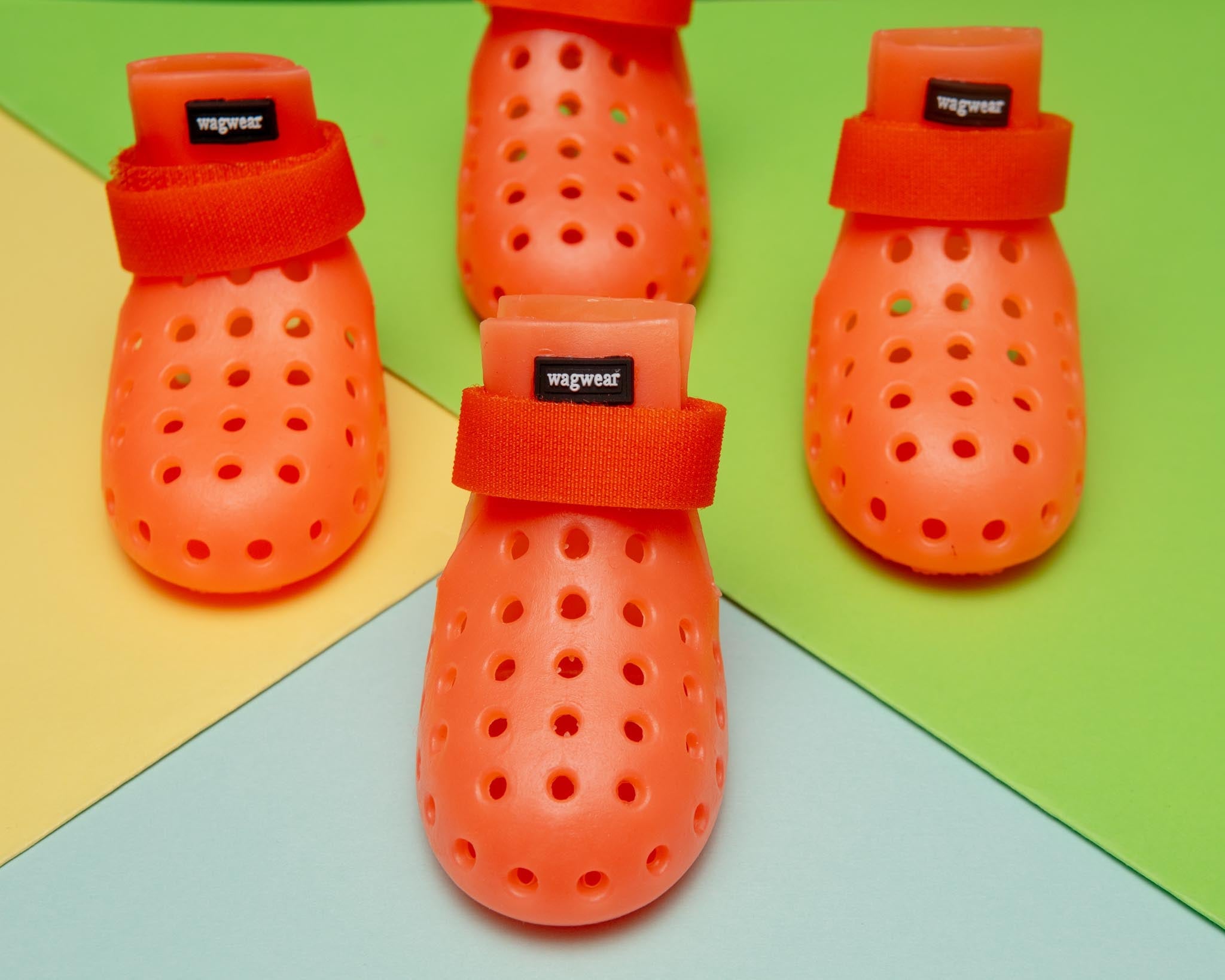 WagWellies Mojave Dog Boots in Orange (FINAL SALE)