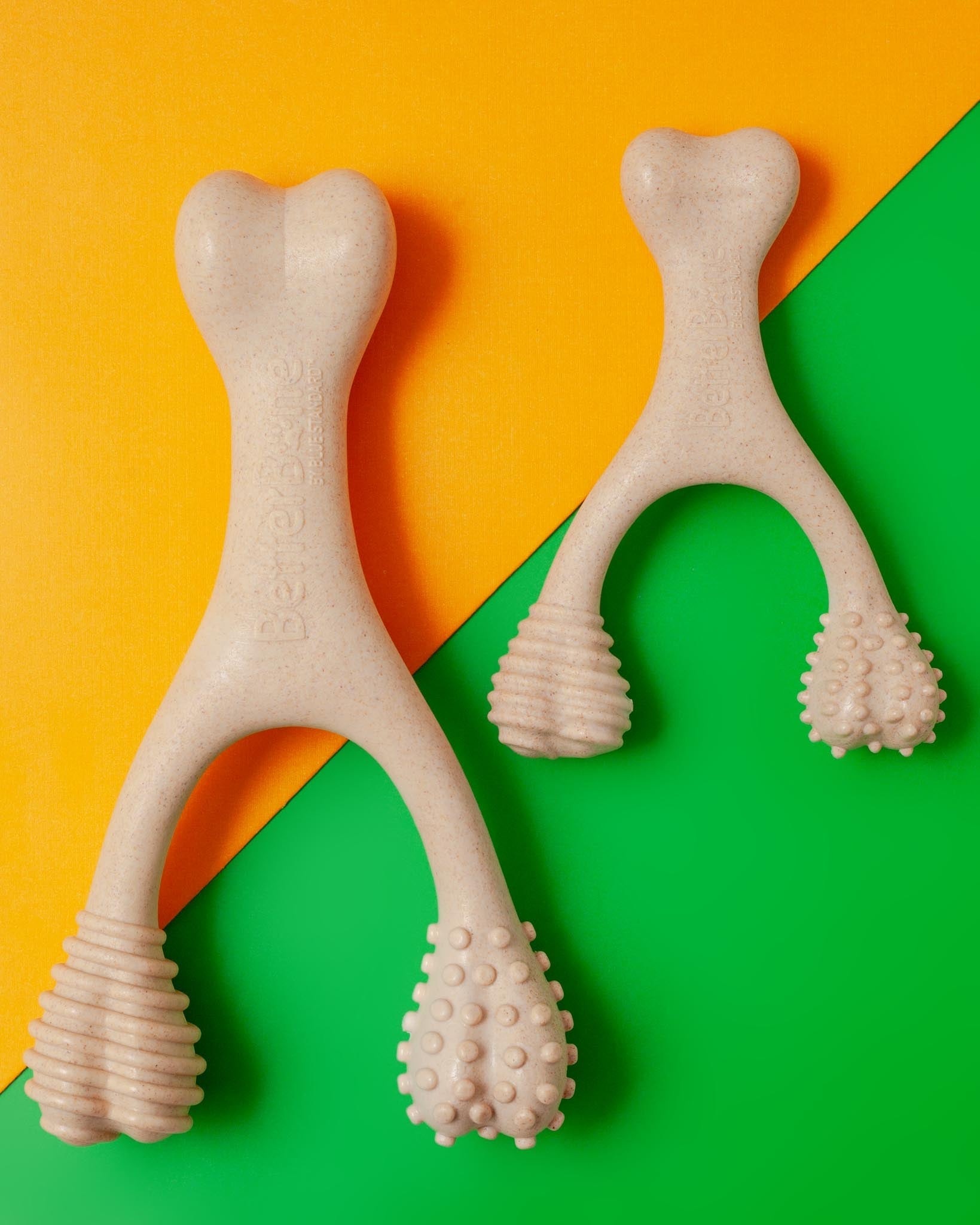 TOUGH All Natural Eco-Friendly Dog Chew Toy (Beef Flavor - Hard)