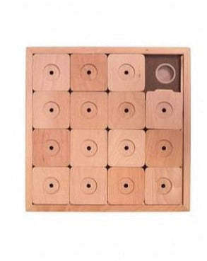 Wooden Sudoku Dog Treat Puzzle Game (16 Squares)