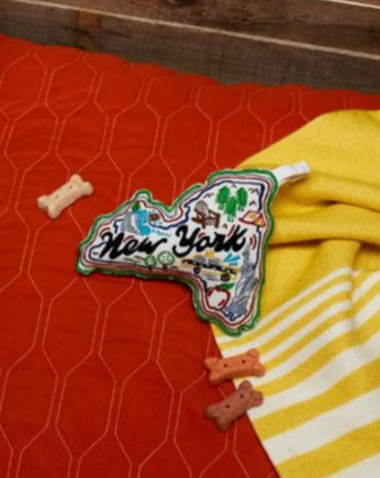 Wish You Were Here New York Dog Toy