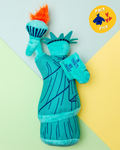 Statue of Liberty Squeaky Plush Dog Toy