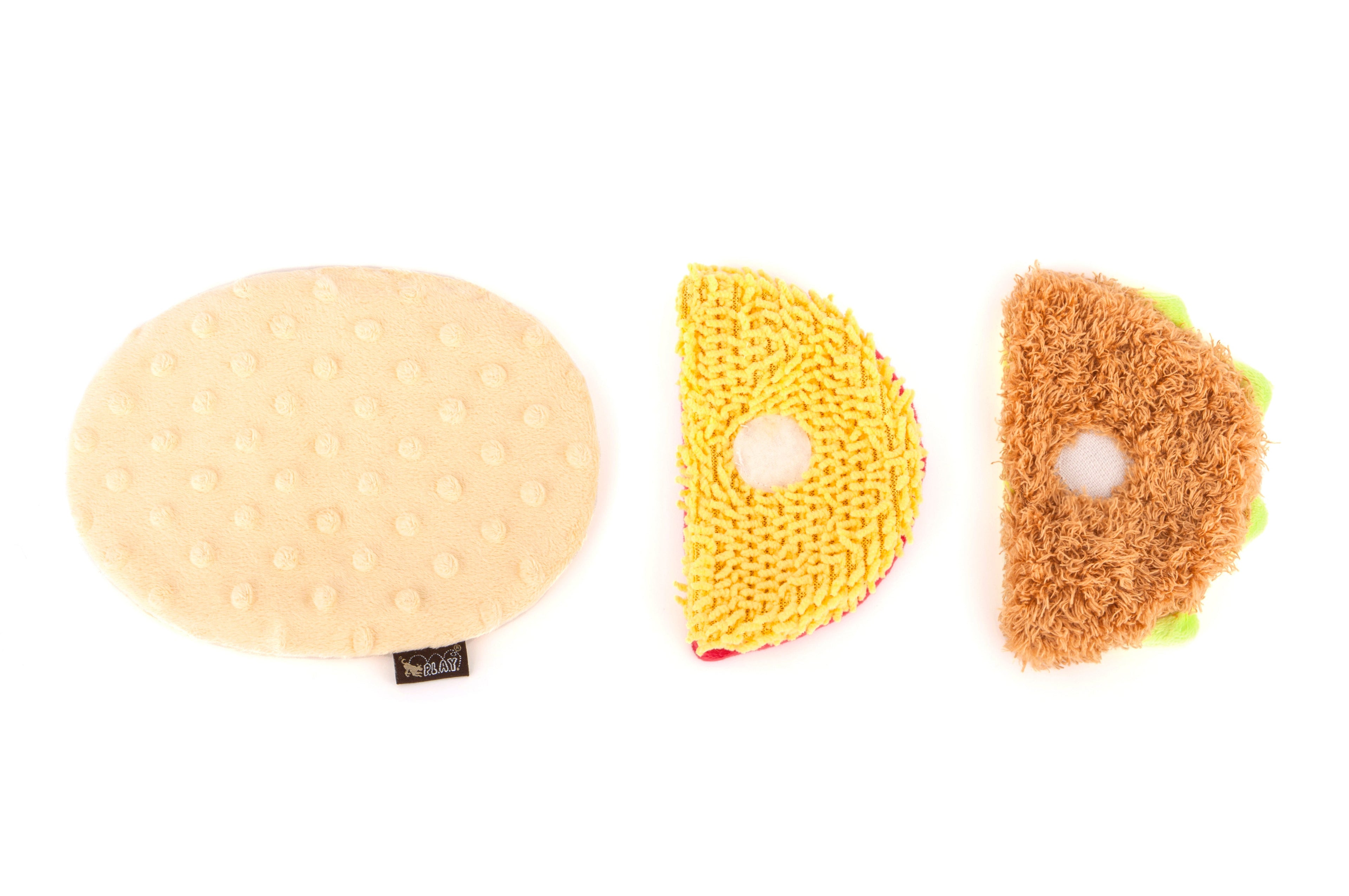 Taco Tuesday Crinkle & Squeaky Dog Toy