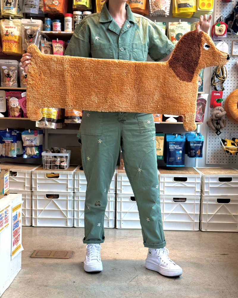 Dachshund Door, Bath + Feeding Mat