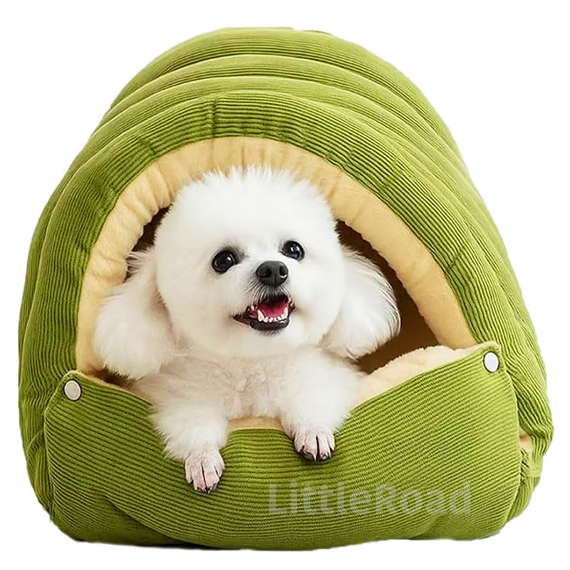 🐈Removable and Washable Winter Closed-off Cat Bed 🐾