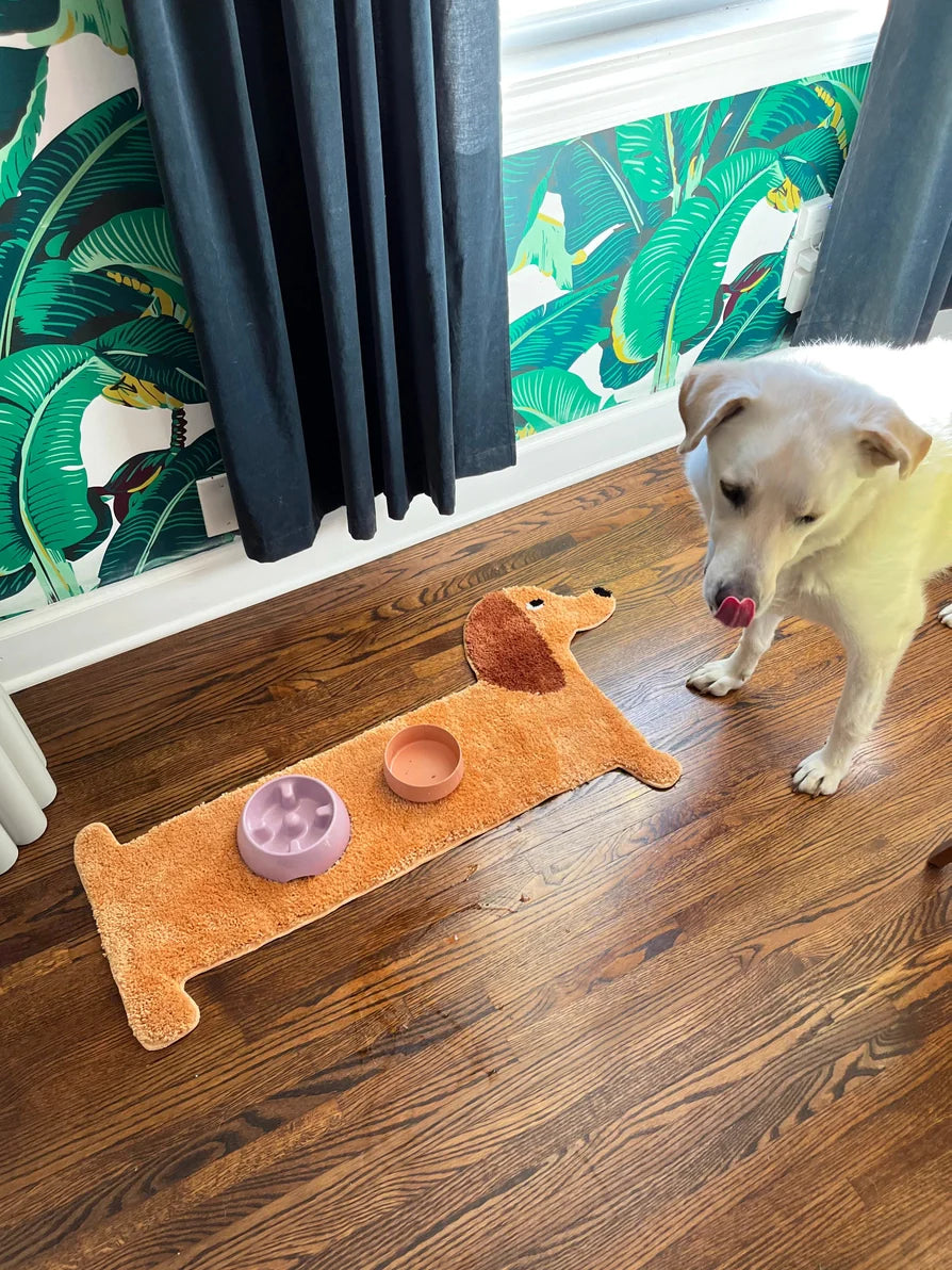 Dachshund Door, Bath + Feeding Mat