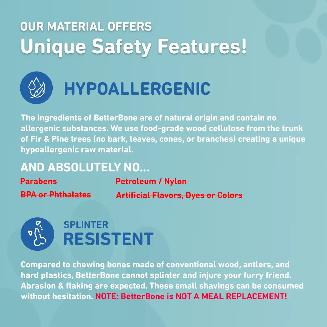 TOUGH All Natural Eco-Friendly Dog Chew Toy (Beef Flavor - Hard)