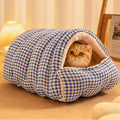 🐈2025 New Removable and Washable Winter Closed-Off Cat Bed 🐾
